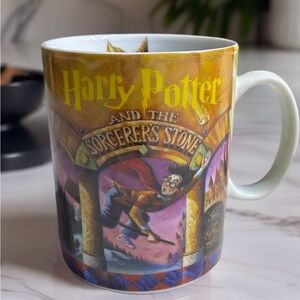 Warner Bros. Harry Potter Ceramic Mug with Yellow and Purple Artwork